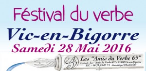 27 et 28 mai - Festival du verbe Vic-en-Bigorre @ Salle de l’Octav | Vic-en-Bigorre | Languedoc-Roussillon Midi-Pyrénées | France