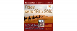 01 & 02 Oct. 2016 5ème Fête de la Paix à Montaigut Arros (32) @ Montégut-Arros | Languedoc-Roussillon Midi-Pyrénées | France