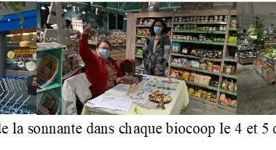 2 nouvelles animations de la sonnante dans les biocoops de Tarbes