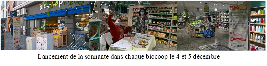 2 nouvelles animations de la sonnante dans les biocoops de Tarbes